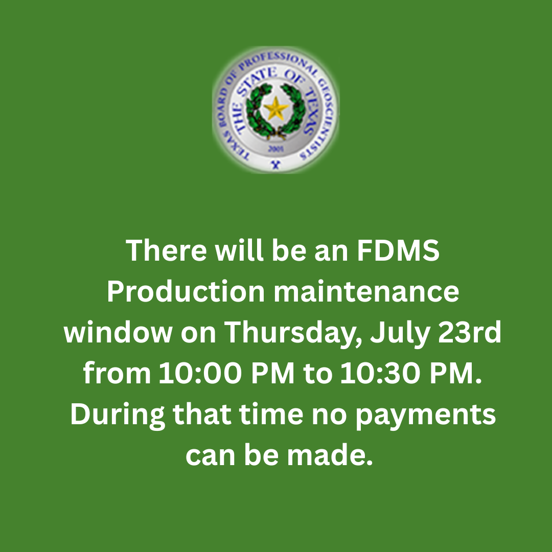 There will be an FDMS Production maintenance window on Thursday, July 23rd from 10:00 PM to 10:30 PM. During that time no payments can be made.